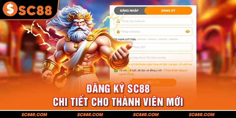 Đăng Ký SC88 Hướng Dẫn Chi Tiết Cho Thành Viên Mới