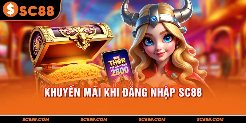 Khuyến mãi khi đăng nhập SC88 dành cho hội viên