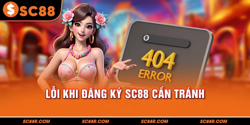 Lỗi khi đăng ký SC88 cần tránh